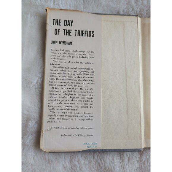 The Day of the Triffids John Wyndham HC DJ 1951 Doubleday Book Club Edition Vtg - Picture 6 of 10